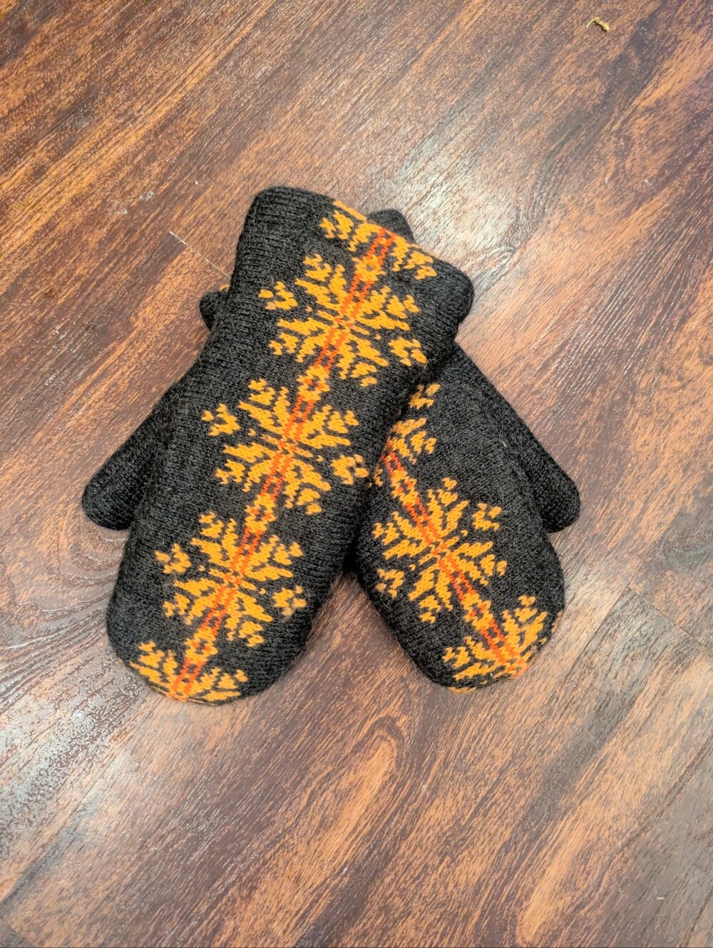 Northland Woolens Fleece Lined Felted Wool Mittens